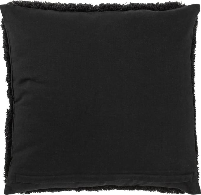 J-Line kussen Ibiza - textiel - zwart