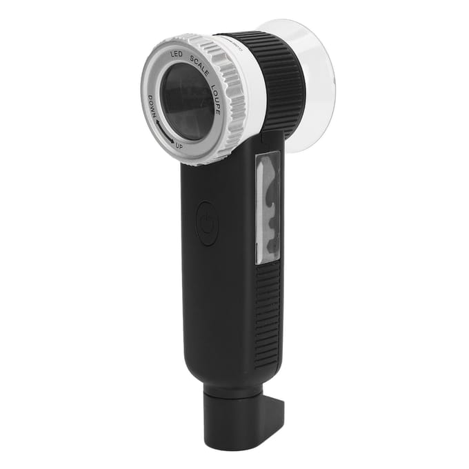30X Vergrootglas Wit Paars Geel 3 Kleur Licht USB Oplaadbaar Vergrootglas met