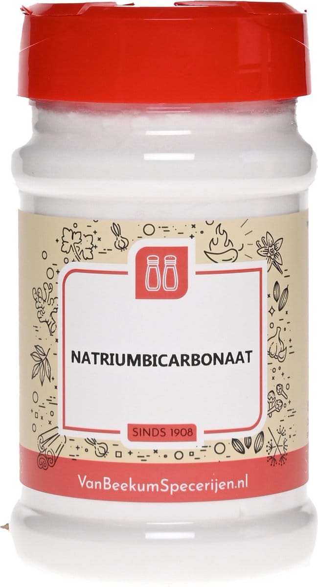 Van Beekum Specerijen - Natriumbicarbonaat / Baking Soda - Strooibus 320 Gram