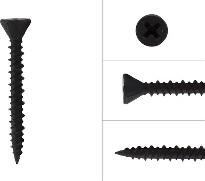 Wovar Gipsplaatschroeven Gefosfateerd Staal Hi|Lo Draad 3.9 x 35 mm | 1000 stuks