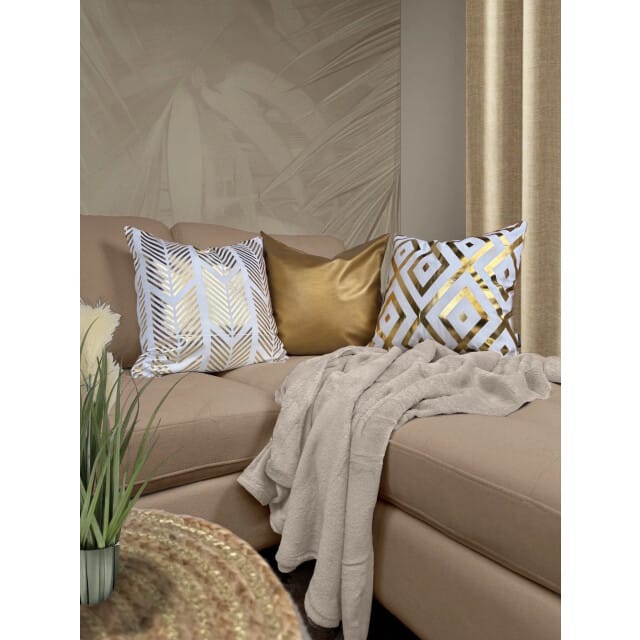 Gek op kussens! Sierkussen leda geometric | 45 x 45 cm | katoen/polyester
