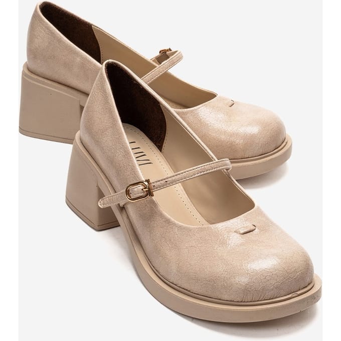 Luanda Mary Jane schoenen met blokhak