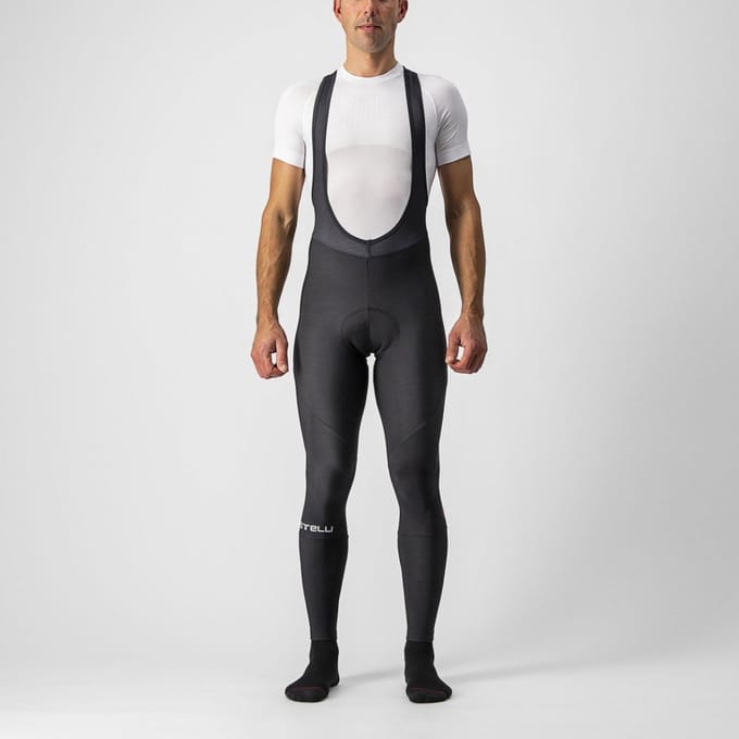 Castelli ENTRATA lange fietsbroek Black - Mannen - maat S