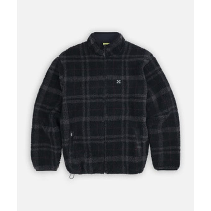 Fleece Jack Oxbow Sherpa met rits PLAID
