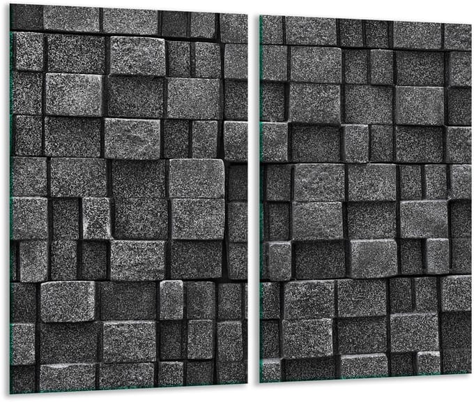 TMK ArtDeko 30x52 - Glas Bescherme Plaat - Beschermend - Gekleurd