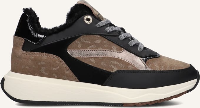 Floris Van Bommel Sfm-10138 Suvi Sneakers - Leer - Dames - Bronskleurig - Maat 42