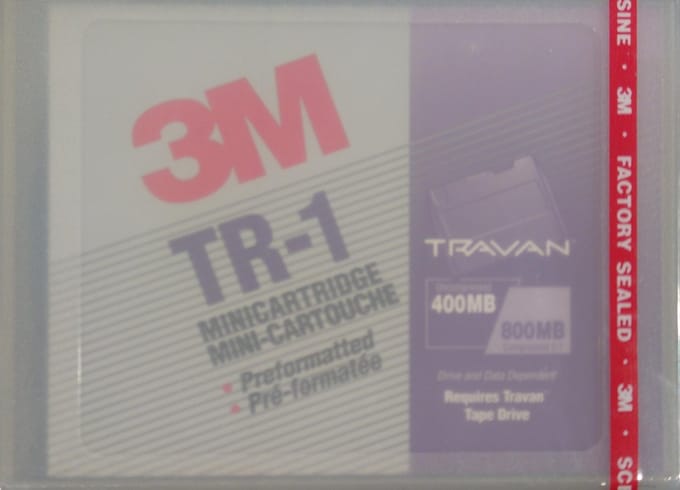 3M/Imation TR-1 MiniCartridge 400MB Preformatted