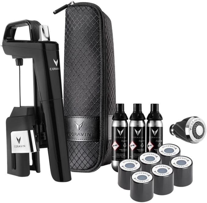 Coravin Timeless Six+ Wijnbewaarsysteem - Piano zwart