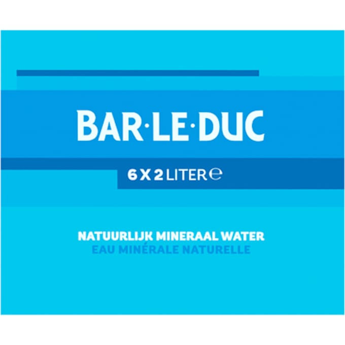 Water Bar-le-Duc koolzuurvrij 2 liter | 6 stuks
