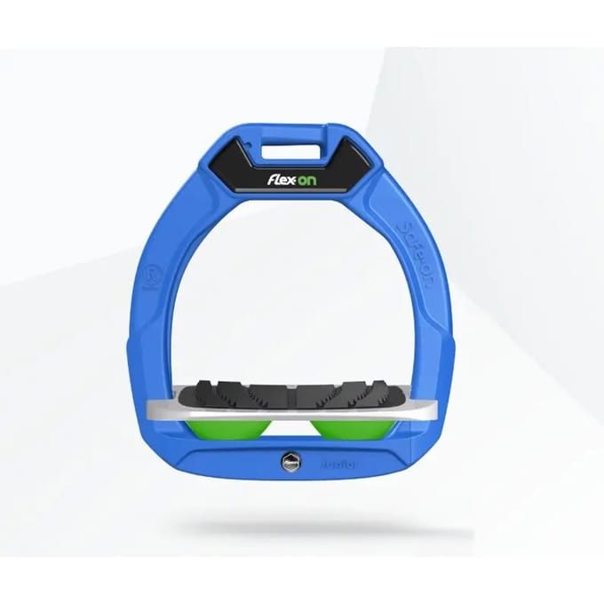 Veiligheidszolen voor paardrijden Hellend Grip Blauw/Grijs/Groen kind Flex-On Safe-On