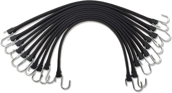 Bungee koorden 31 inch – 10 Pack Heavy Duty Stretch Tie-Downs voor buitengebruik