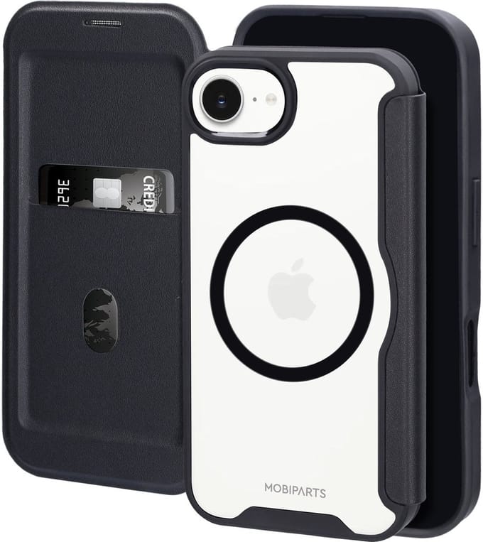 Mobiparts Shield Line Case geschikt voor Apple iPhone 17e/16e - Zwart