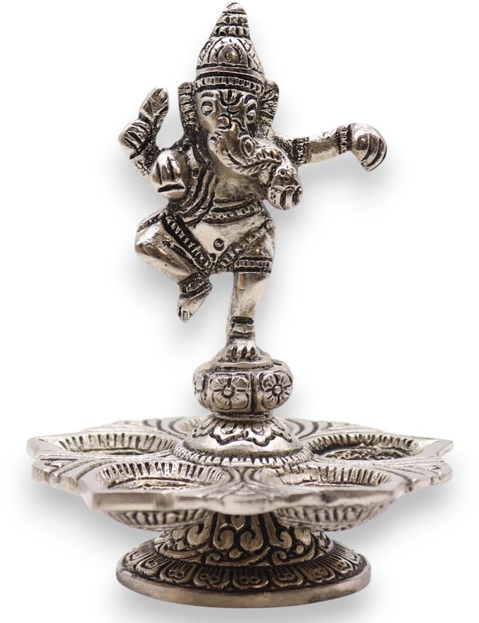 Dansende Ganesha Wierookhouder 14x10cm