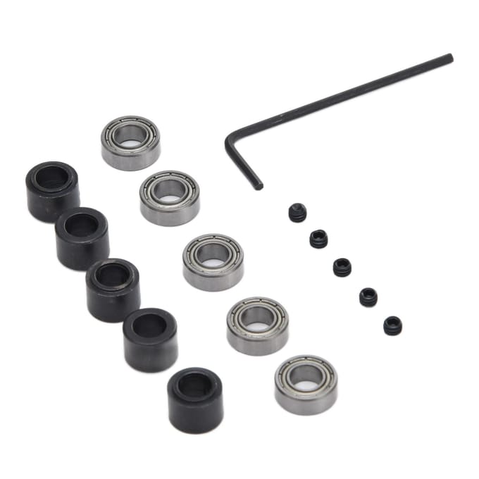5 Sets Bovenfreesbit Lagerstaal Ondergemonteerd Kogelgeleidingsgereedschapsset Kit voor Vervanging