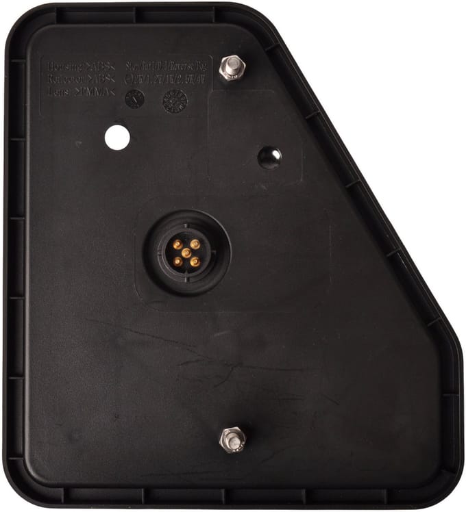 Achterlicht - Glotrac - LED - links - 208x188x40 mm - inclusief mistlamp en driehoekreflector