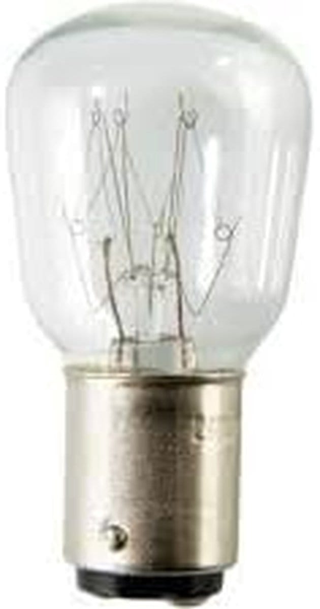 Buislamp BA15D - Signaallamp Indicator - Apparatuur Verlichting - Helder Licht - 5W 24V - Transparant