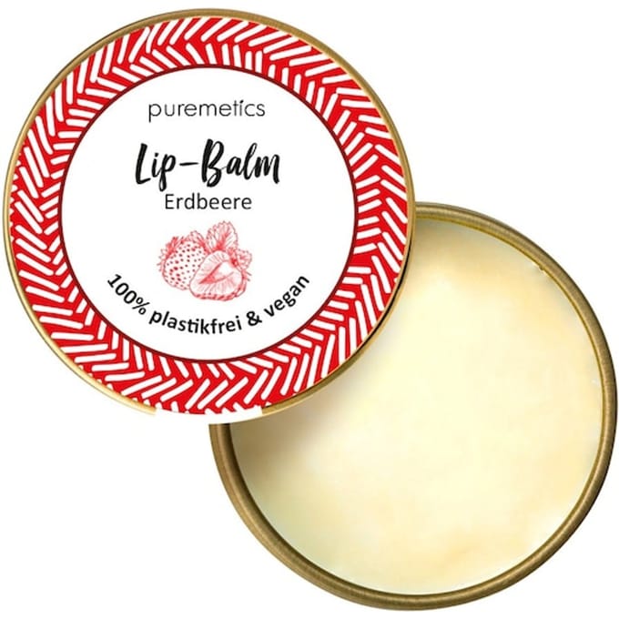 puremetics Lipverzorging Lippenbalsem Aardbei Dames 10 ml