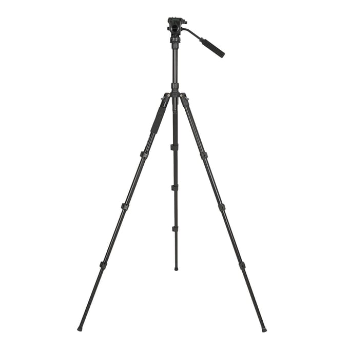Camera Statief Aluminium Legering Verstelbare Hoogte 360 Graden Roterende Stabilisator Multifunctionele Camera black