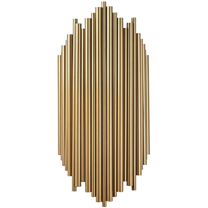 Asir - Wandlamp - Goud - 18 x 40 x 8