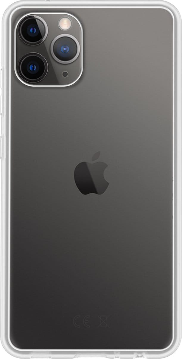Hoes - Geschikt voor Apple iPhone 12 Pro - Sterk & Shockproof - Hoesje Cover - Siliconen Case - Transparant