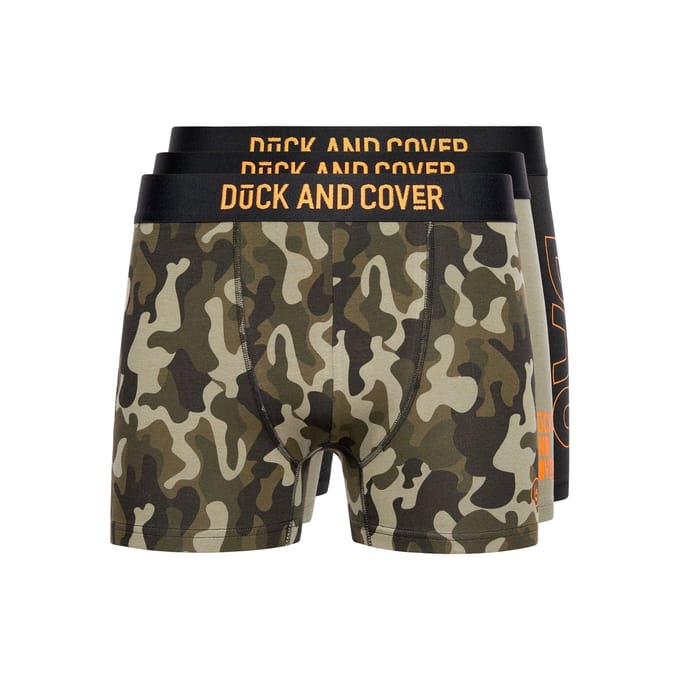 Duck and Cover Heren Alized Geassorteerde Ontwerpen Boxershorts (Set van 3) (Veelkleurig)