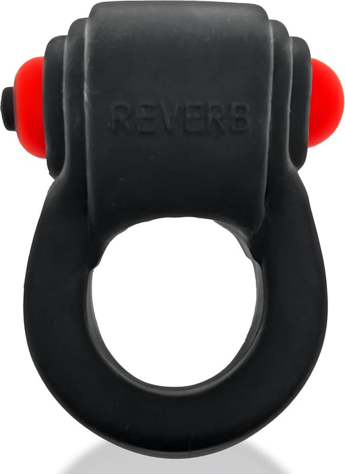 Hünkyjunk - Revring - Vibrerende Cockring - Zwart