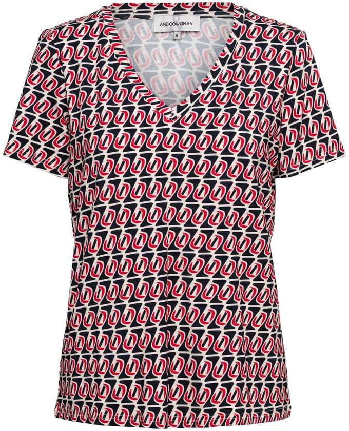 &Co Woman MARLEY MOON - Top - L - Rood