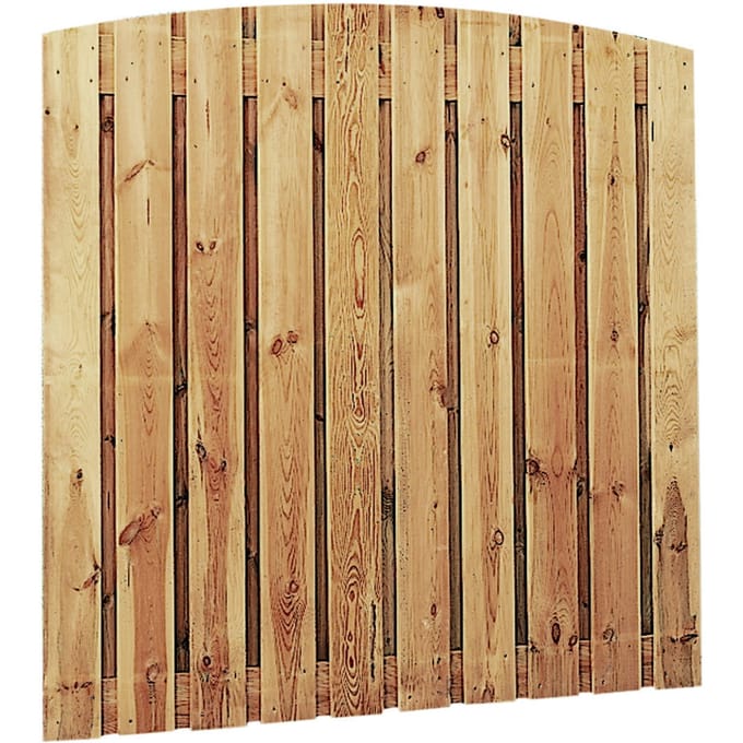 Intergard Schutting tuinscherm toog 19 planks 180x180cm RVS