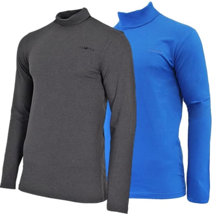 2-Pack Campri - Skipully - Wintersportpully - Heren - Charcoal/Cobalt blue (639) - maat S
