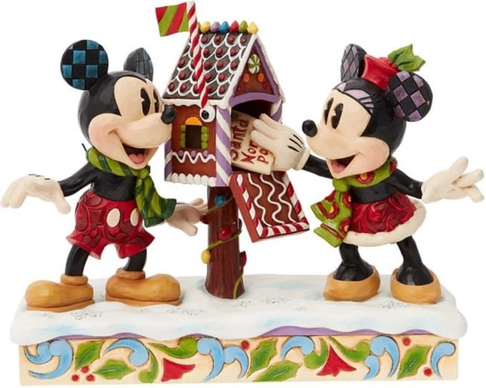Disney Traditions Letters for Santa Mickey & Minnie Mouse 18 cm