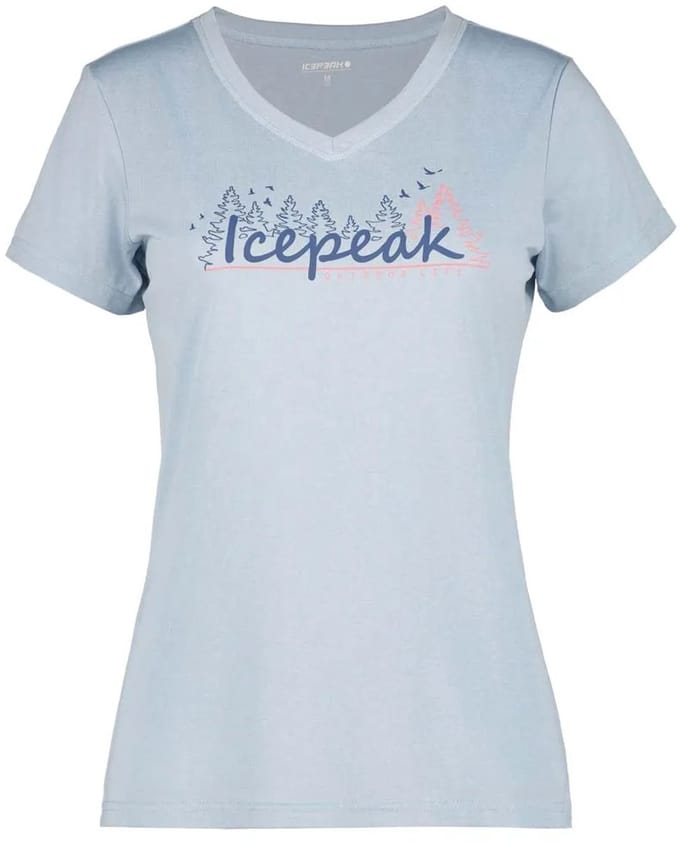 Icepeak Burnham T-shirt Met Korte Mouwen Blauw S Vrouw