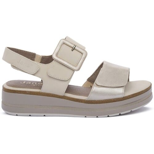 Sandalen met sleehak Jana 8-28266-44
