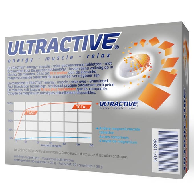 Ultractive® Magnesium + Vitamine B6 10 Tabletten GRATIS 60