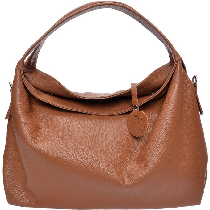 Luisa Vannini Brown Rundleer Tas