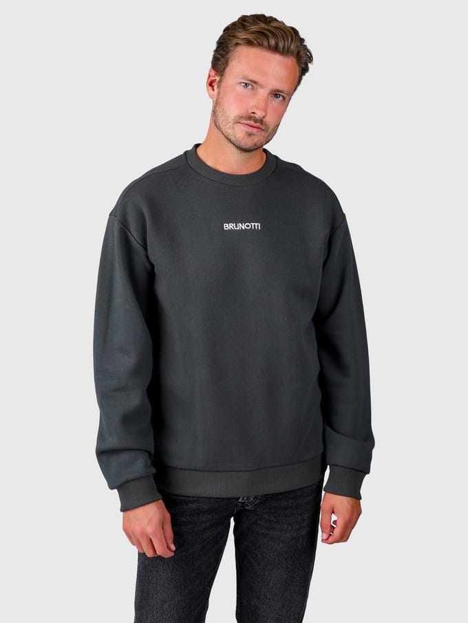 Brunotti - Esseries - Sweater Pirate Black - Heren - 100% Katoen - Crewneck - XXXL