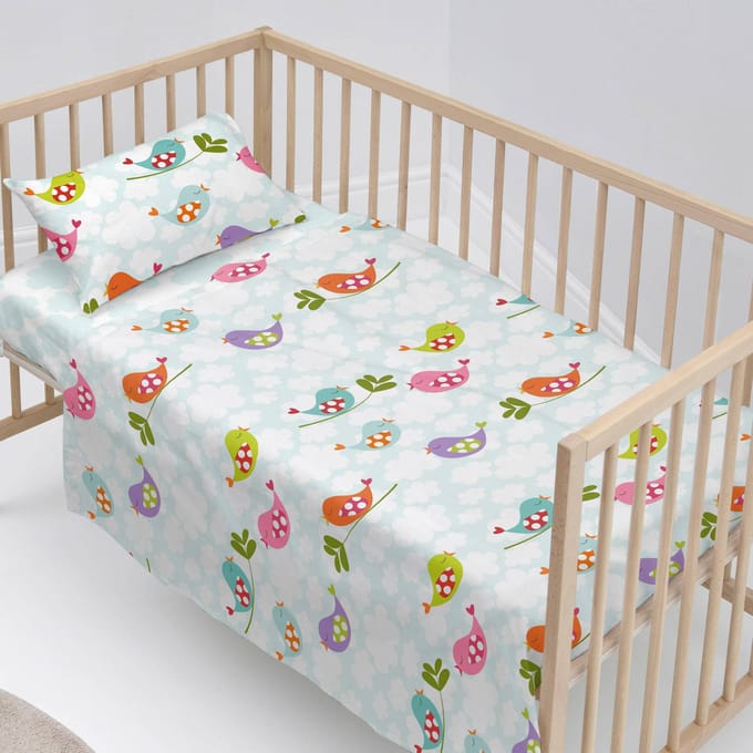 Kinderlakenset Little Birds | Mr Fox
