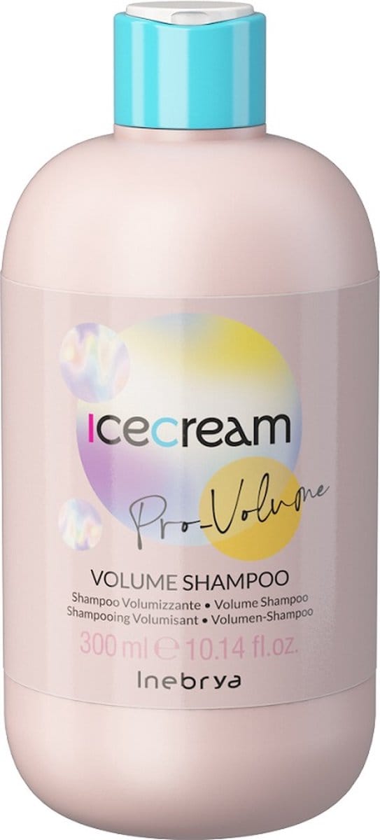 Inebrya, Ice Cream Pro-Volume, Shampoing Cheveux, Volumisant, 300 ml