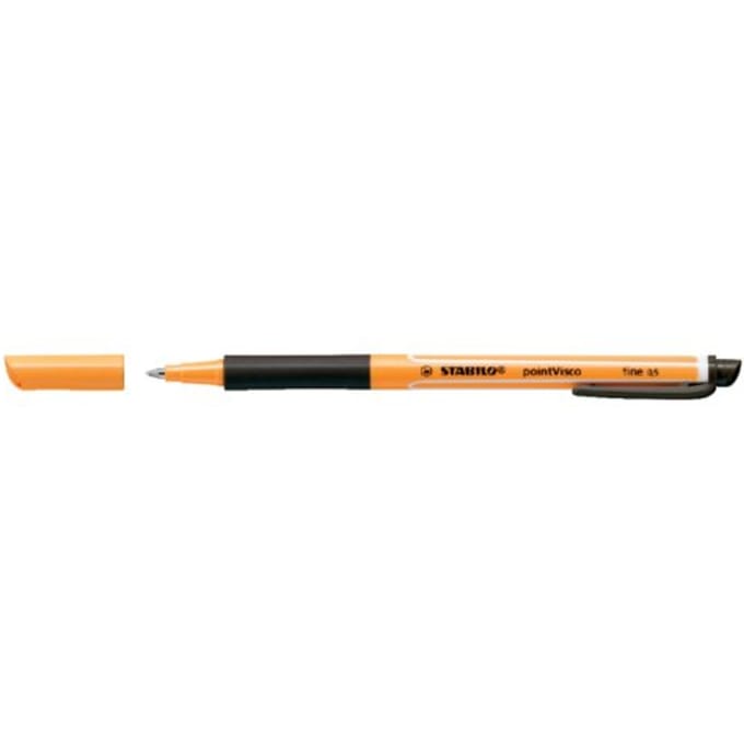 Rollerpen stabilo pointvisco 1099/46 fijn zwart