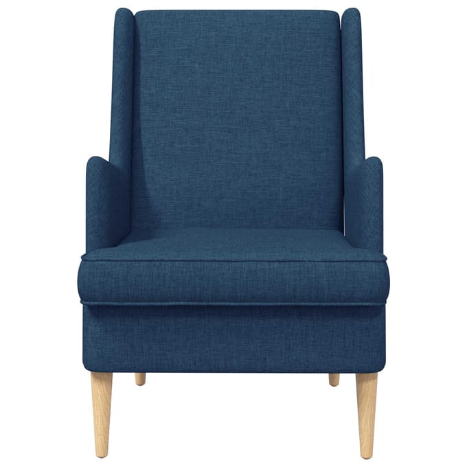vidaXL - Fauteuil - Blauw - Stof