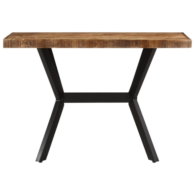 vidaXL - Eettafel - 110x55x75 - cm - massief - mangohout
