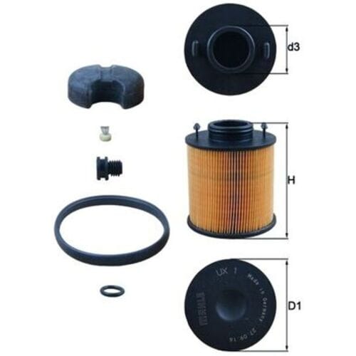 Ureumfilter MAHLE UX 1D