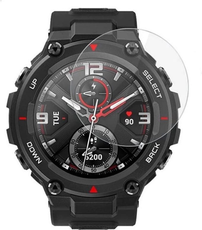 Strap-it Screen protector glas - beschermend glasplaatje geschikt voor Amazfit T-Rex / T-Rex Pro