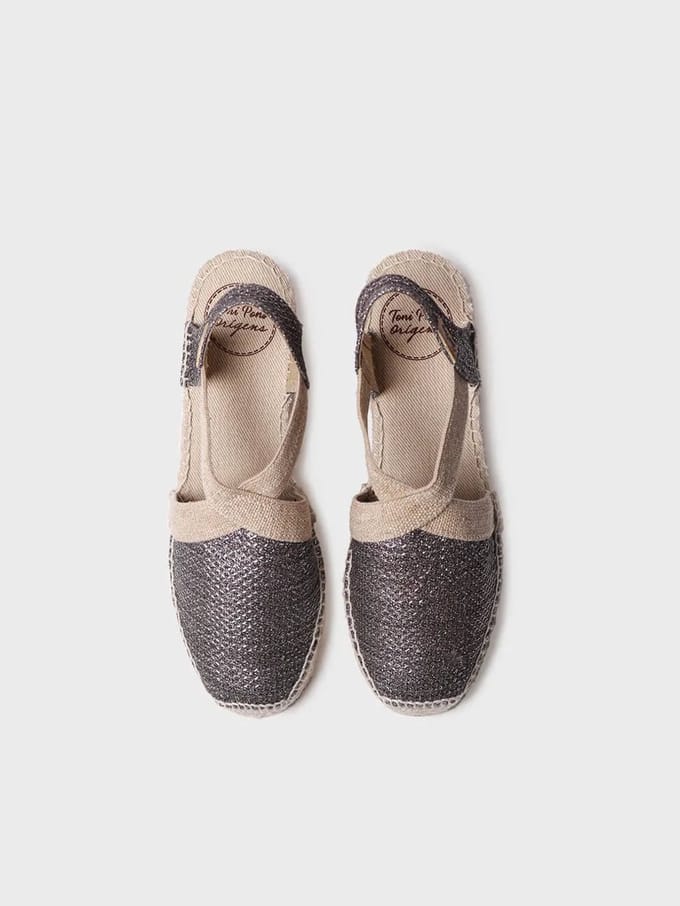 Glanzende veganistische espadrilles voor dames | TRITON