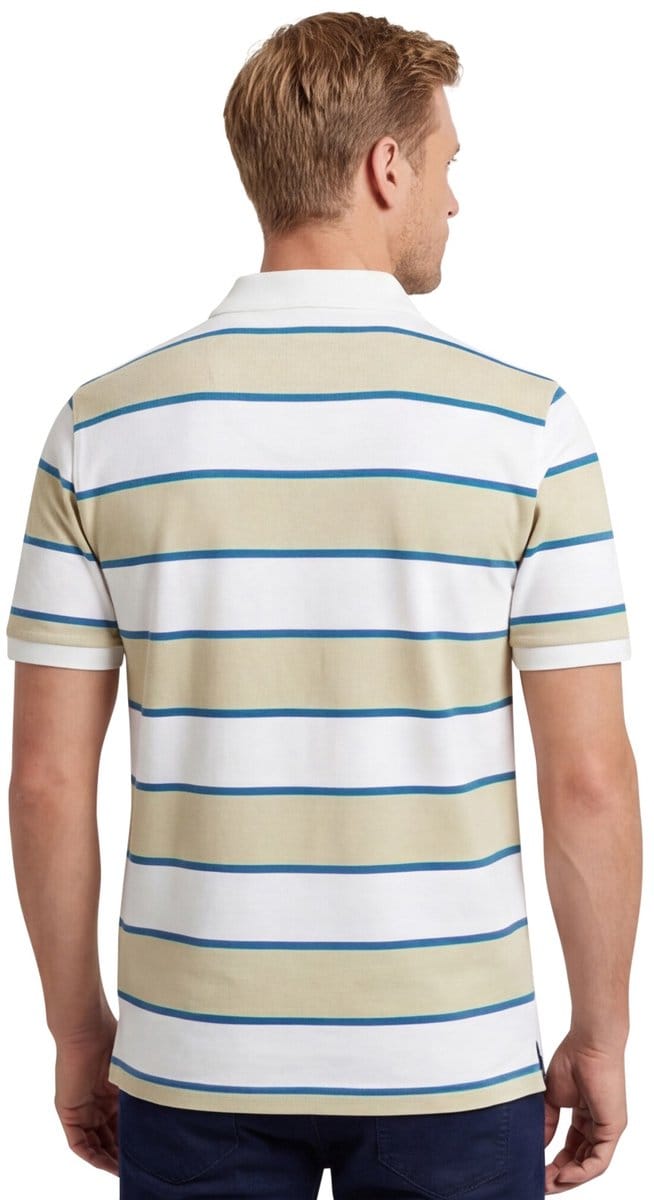 Gant poloshirt korte mouw beige