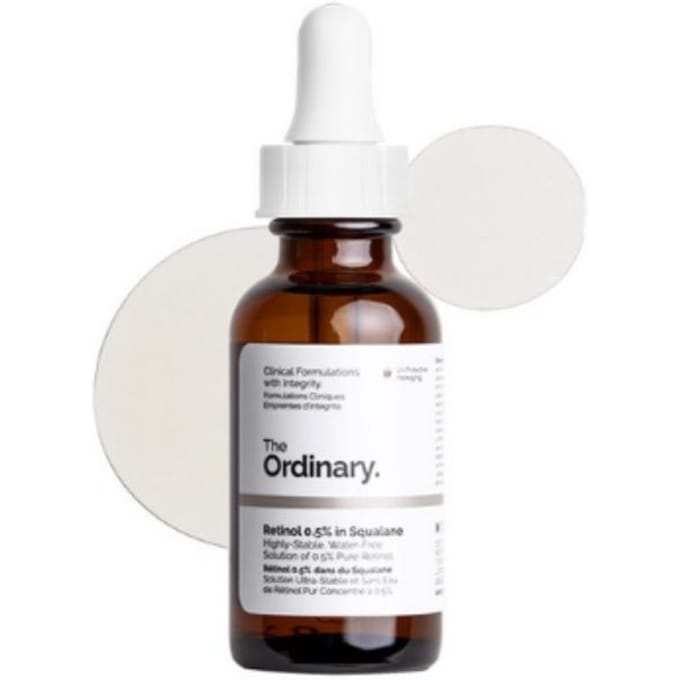 The Ordinary Retinol Nul Punt Vijf Procent in Squalane Anti-Aging Gladmakend Gezichtsserum 30ml white