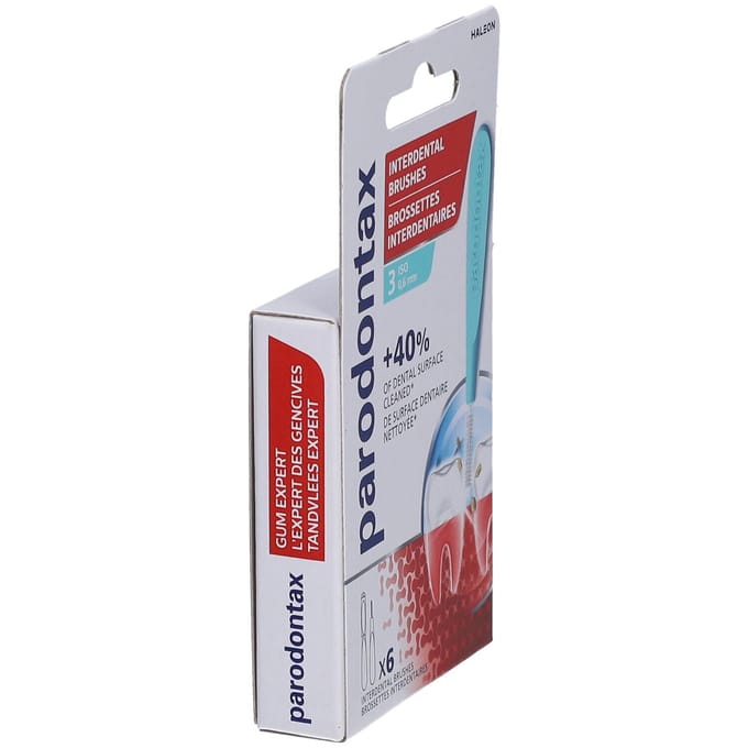 Parodontax Interdentale Ragers 0,6 mm – Maat 3 | 6 stuks