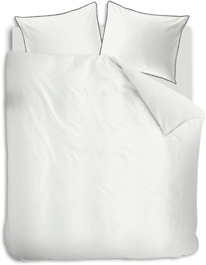 Auping Clear white percale Dekbedovertrek - Tweepersoons 200 x 220 cm - Biologisch katoen - Wit