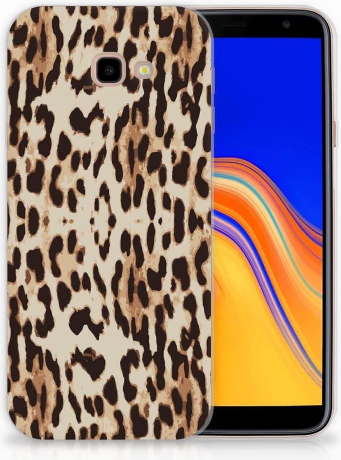 Samsung Galaxy J4 Plus (2018) TPU Hoesje Leopard