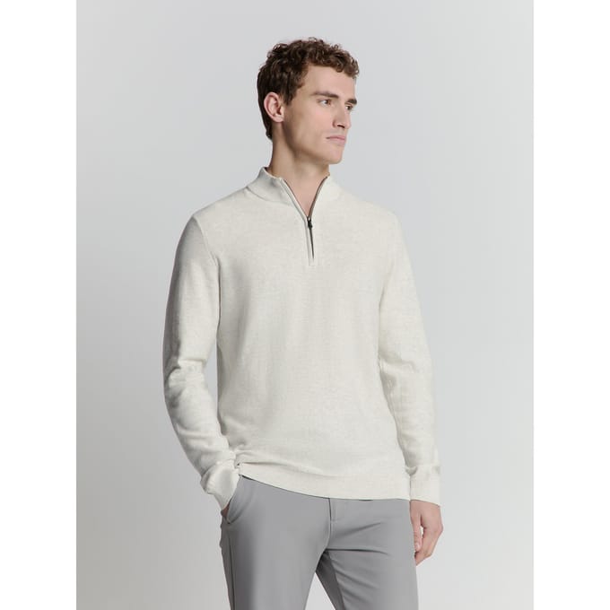 No Excess Pullover Half Zip Melange Kit Größe: XL | Pullover Outlet | Herren