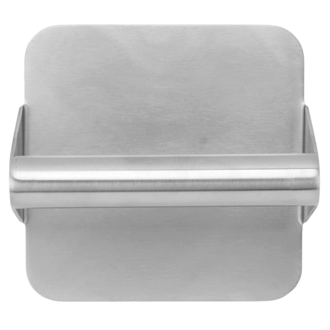 Burgerpers Vleespasteitjespers Maker RVS Houten Handvat Vierkant voor Koken Grill gray